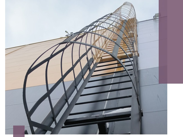 Изготовление и монтаж пожарных лестниц в Саранске профессионально