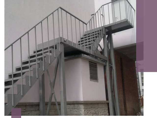 Монтаж пожарных лестниц под ключ в Саранске с гарантией качества