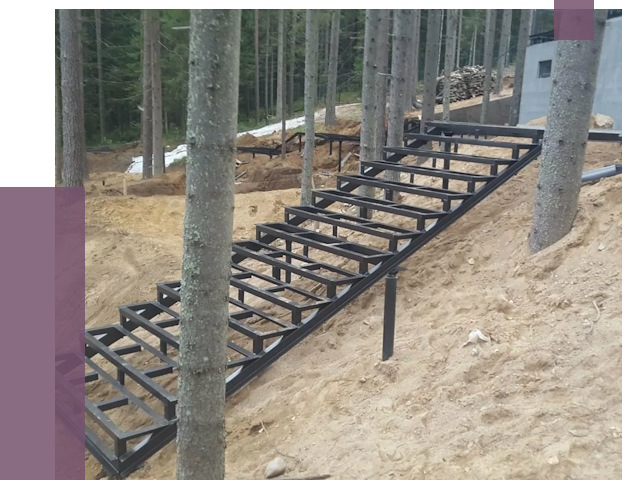 Монтаж металлических лестниц в Саранске от 13960 руб. 