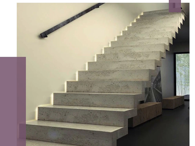 Облицовка бетонных лестниц в Саранске от 4741 руб/м2 