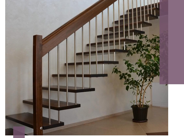 Лестницы на больцах под ключ в Саранске – изготовление и монтаж