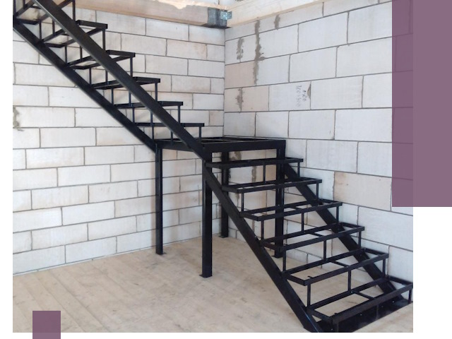 Лестницы на металлокаркасе под ключ в Саранске — изготовление и монтаж