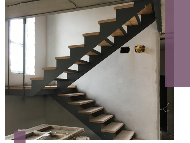 Изготовление лестниц на металлокаркасе в Саранске от производителя