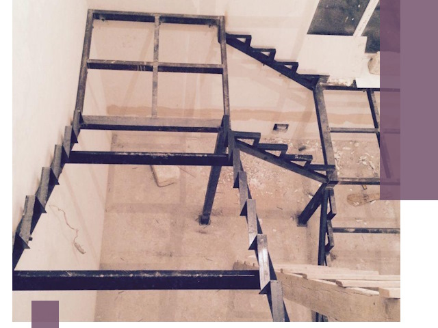 Монтаж лестниц на металлокаркасе в Саранске быстро и качественно