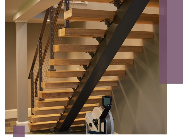 Лестницы на монокосоурах под ключ в Саранске - изготовление и монтаж