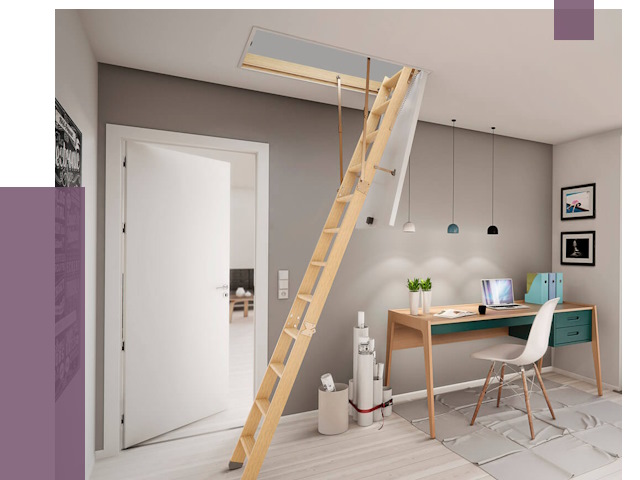 Чердачные лестницы в Саранске — от 15014 руб. | ПРОЛЁТ-Срн