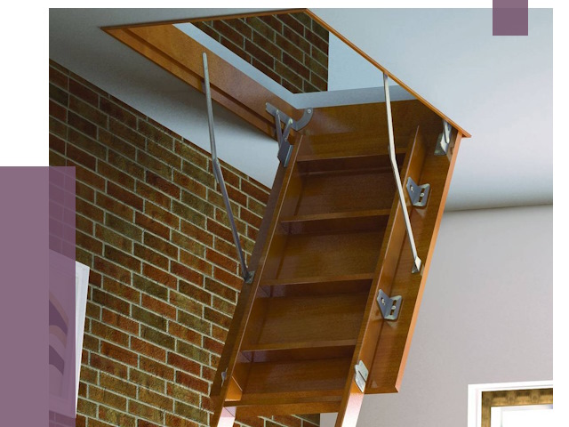 Установка чердачной лестницы в Саранске от 8060 руб. | ПРОЛЁТ-Срн