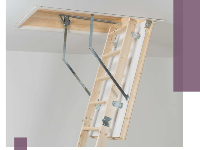 Установка чердачной лестницы под ключ в Саранске