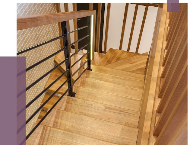 Лестницы из ясеня в Саранске под ключ от 10325 руб. 