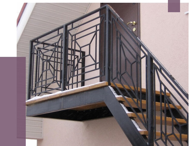 Металлические перила в Саранске от 4425 руб.  | ПРОЛЁТ-Срн