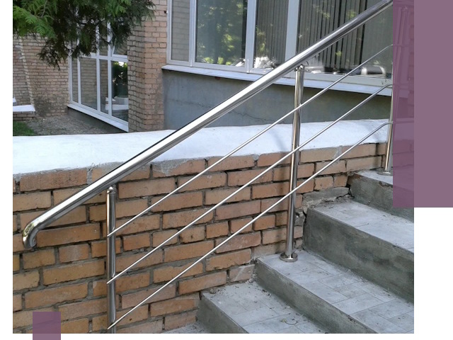 Перила из нержавеющей стали высокого качества в Саранске