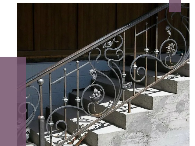 Кованые перила в Саранске от 8956 руб. под ключ — качество от ПРОЛЁТ-Срн