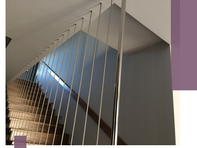 Тросовые перила под ключ в Саранске — производство и монтаж