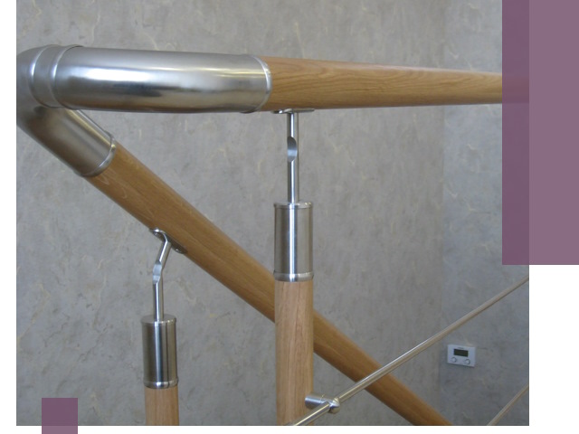 Комбинированные перила на заказ в Саранске — монтаж и производство