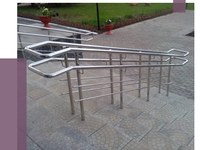 Перила для инвалидов в Саранске от 7818 руб. под ключ | ПРОЛЁТ-Срн