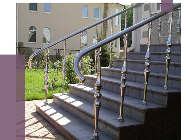 Перила для крыльца в Саранске от 11063 руб. — монтаж ПРОЛЁТ-Срн