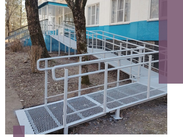 Пандусы под ключ в Саранске: изготовление, монтаж и демонтаж
