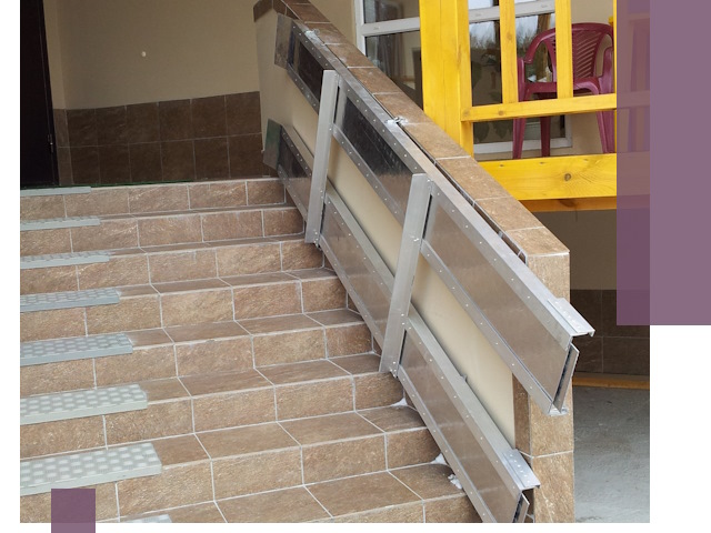 Откидные пандусы под ключ в Саранске — монтаж и демонтаж