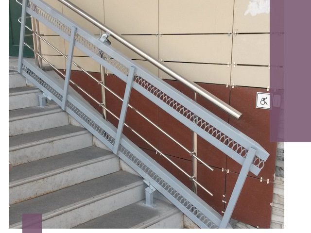 Изготовление откидных пандусов под ключ в Саранске