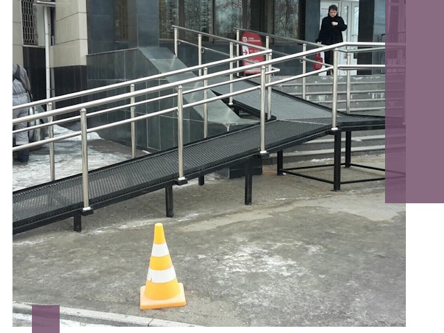 Стационарные пандусы под ключ в Саранске — изготовление и монтаж