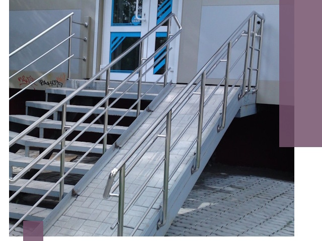 Пандус на крыльцо под ключ в Саранске: монтаж и изготовление