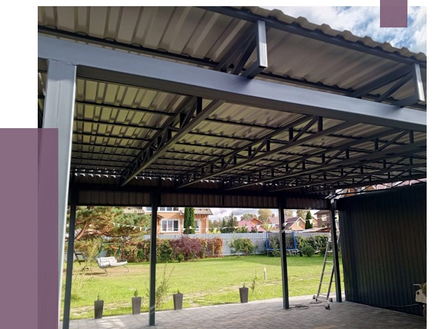 Монтаж навесов в Саранске от 7586 руб. — установка навеса | ПРОЛЁТ-Срн