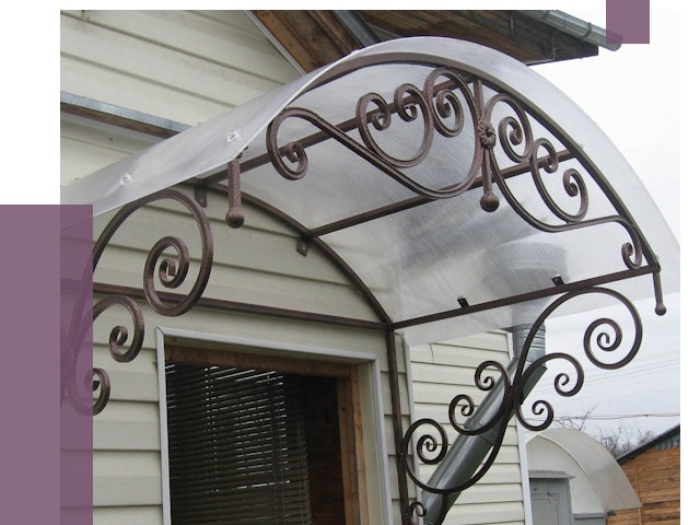 Изготовление козырьков в Саранске от 7586 руб. — заказать | ПРОЛЁТ-Срн