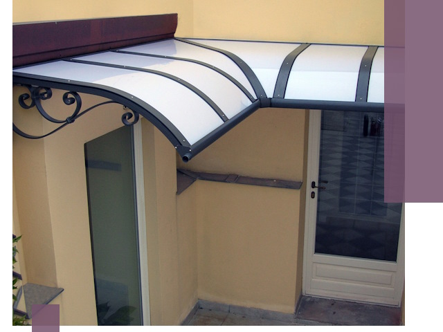 Монтаж козырьков любой сложности в Саранске под ключ