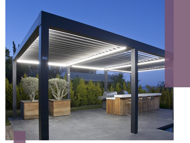 Навесы отдельно стоящие под ключ в Саранске из металла и поликарбоната