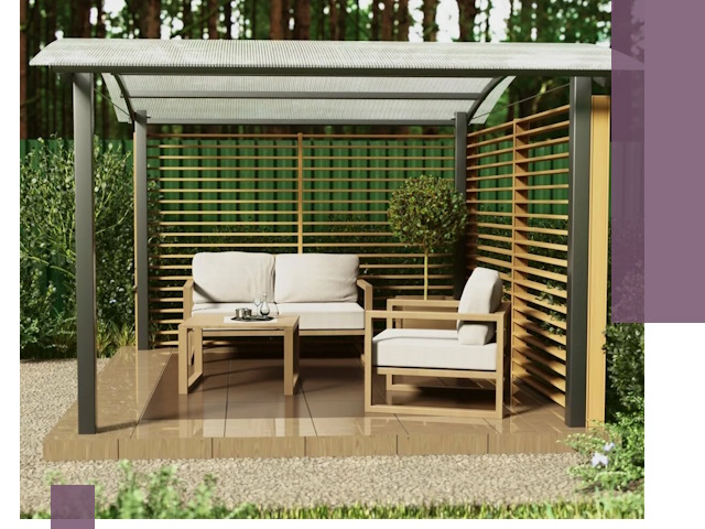 Навесы для дачи в Саранске: изготовление, монтаж и демонтаж