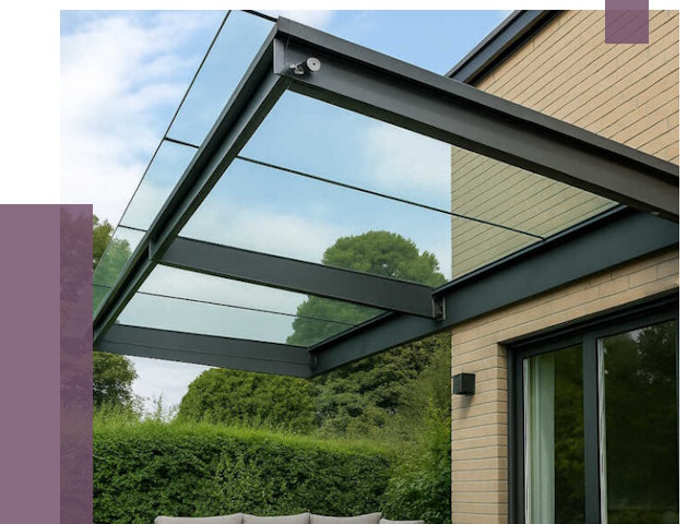 Стеклянные навесы и козырьки в Саранске от 12643 руб.