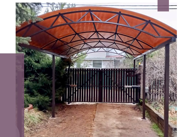 Арочные навесы в Саранске от 13117 руб. — изготовление и монтаж | ПРОЛЁТ-Срн