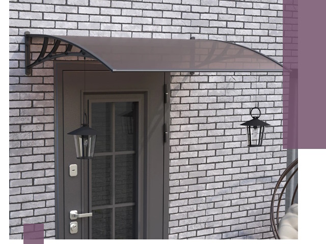 Недорогие козырьки и навесы под ключ в Саранске