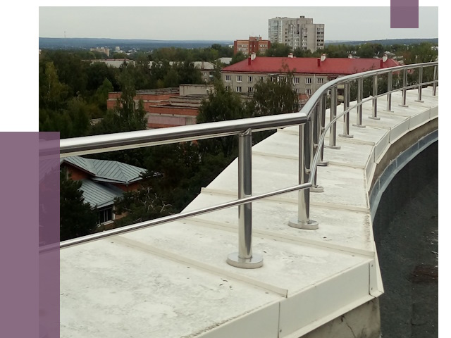 Парапеты и ограждения кровли в Саранске от 5110 руб. 