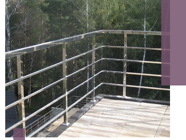 Парапеты из нержавеющей стали в Саранске — изготовление и монтаж