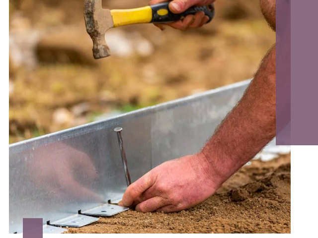 Монтаж металлических бордюров в Саранске быстро и качественно