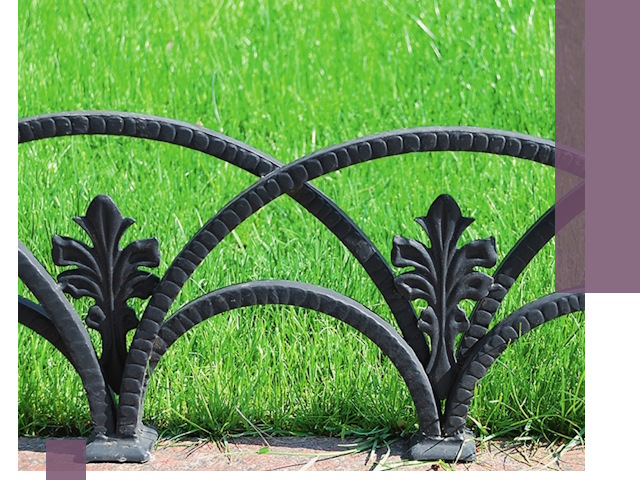 Декоративные металлические бордюры под ключ в Саранске