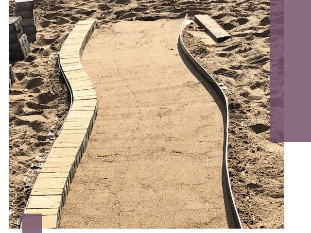 Металлические бордюры для тротуаров в Саранске — прочные и долговечные