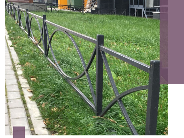 Газонные ограждения из металла в Саранске — монтаж и продажа
