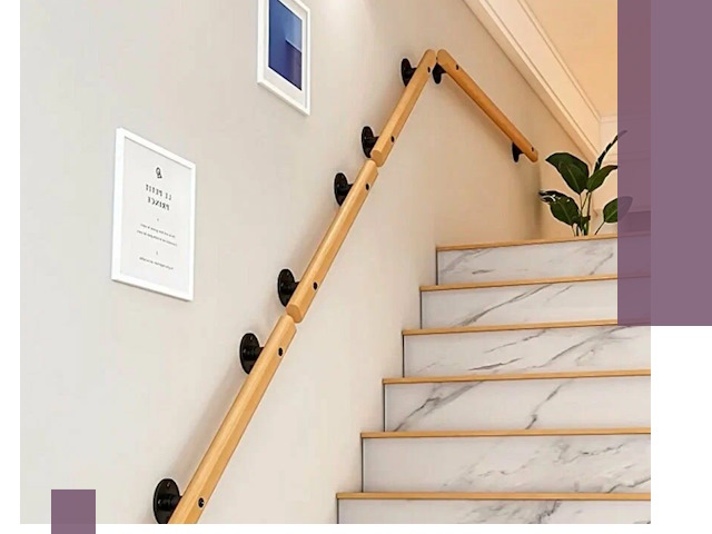 Поручни металлические и деревянные под ключ в Саранске