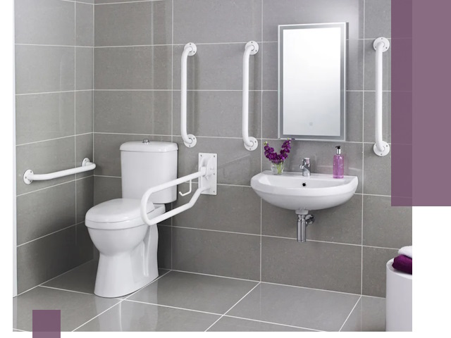 Поручни для санузлов в Саранске: установка, ремонт и монтаж